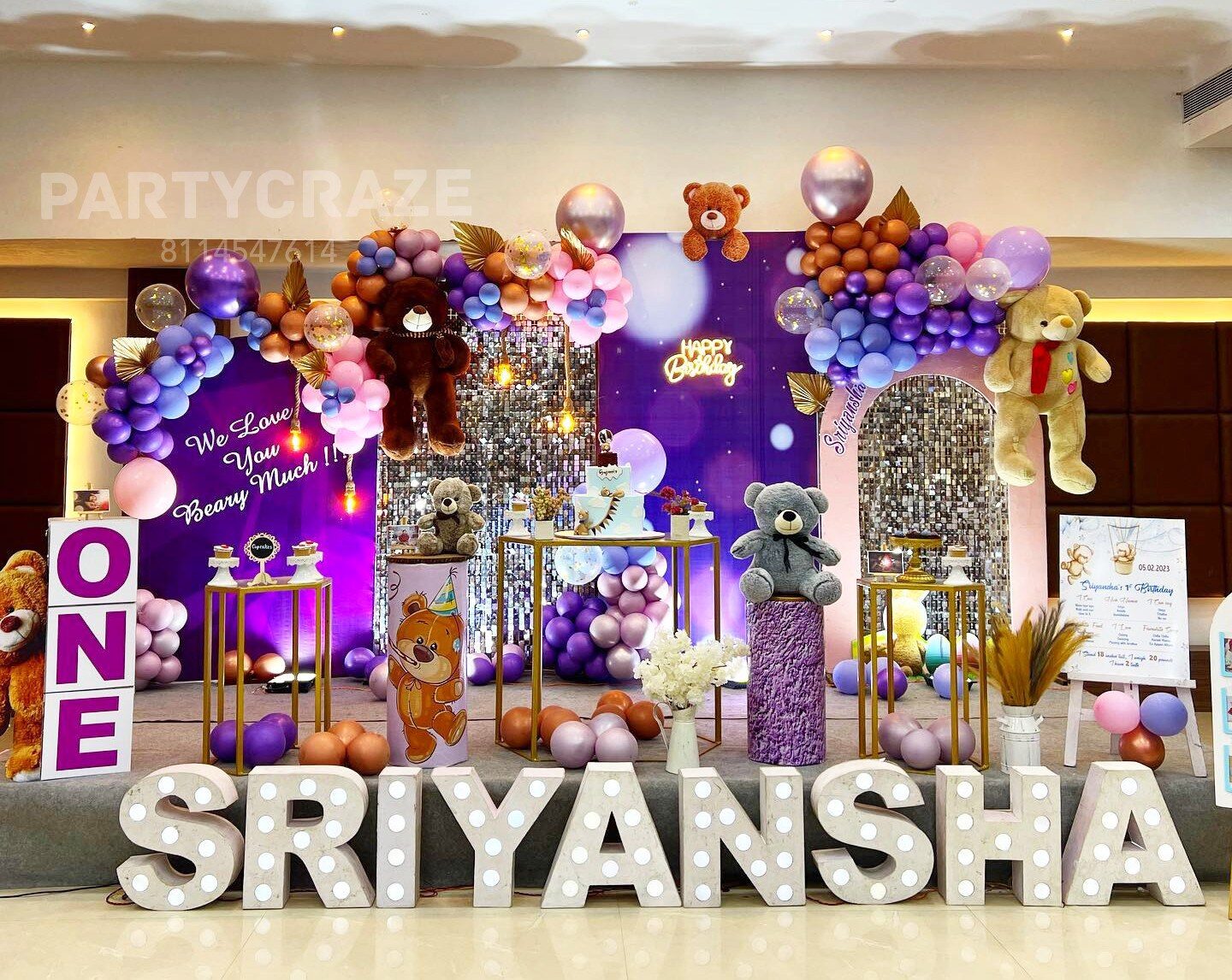 Teddy Bear Theme Decoration - 05