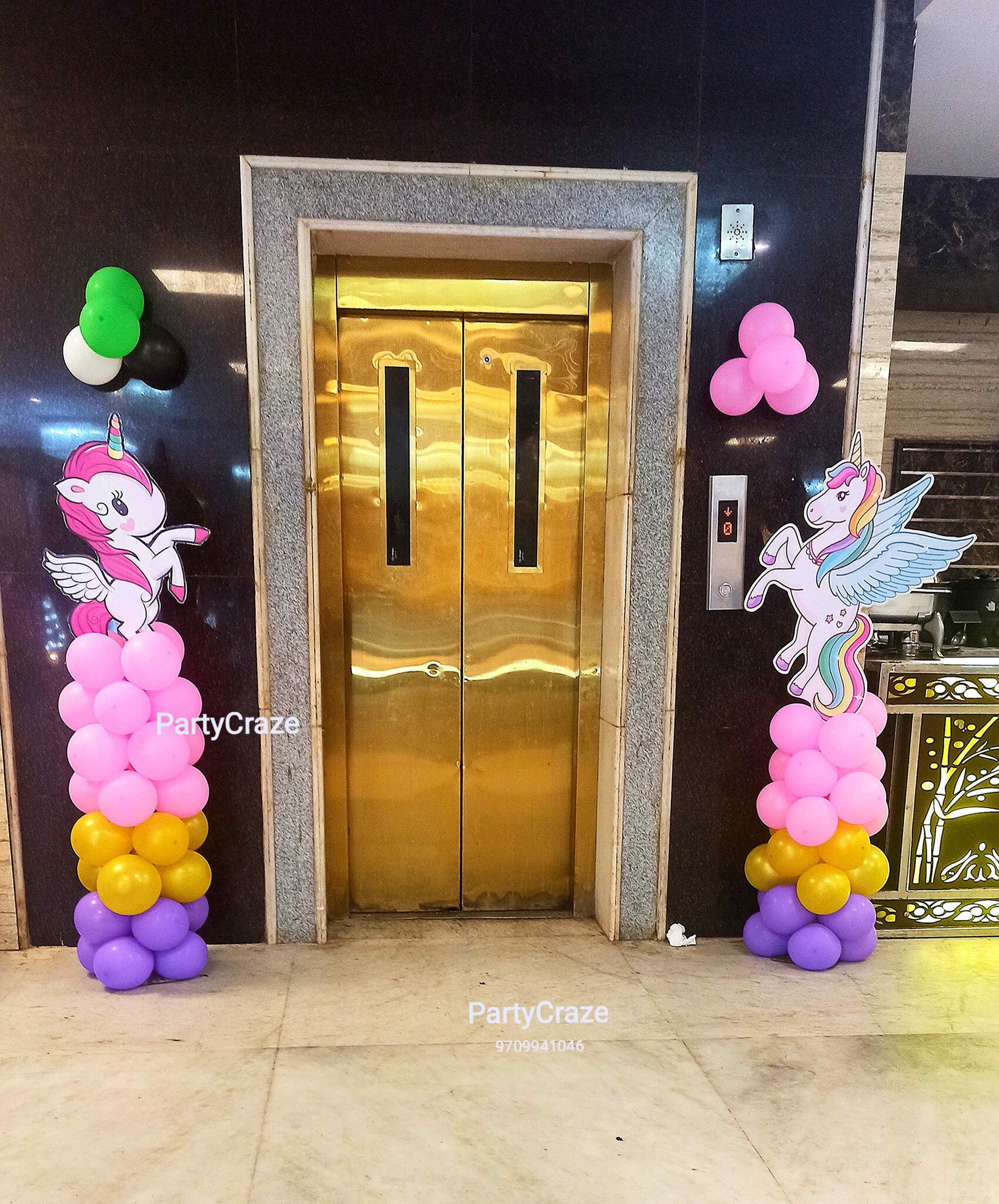 Unicorn & Football Theme Decoration - 01