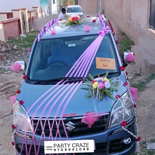 Wedding Car Decoration - 07