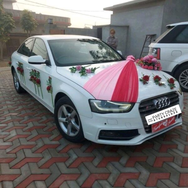Wedding Car Decoration - 08