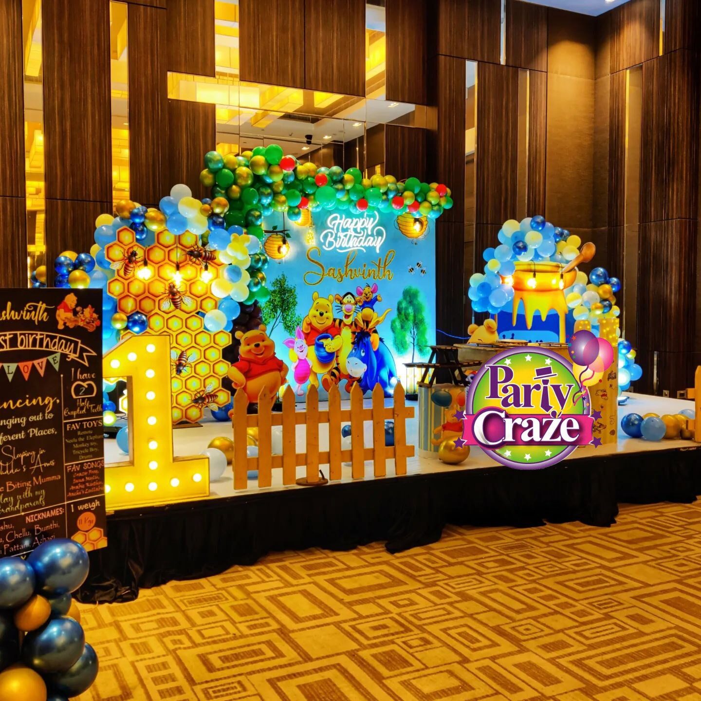 Winnie the Pooh Theme Decoration - 01
